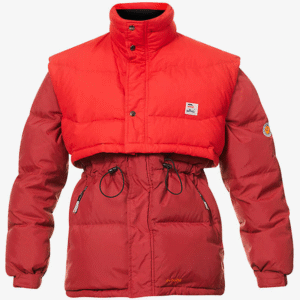 Upcycled Sleeveless Shell Down Gilet Jacket