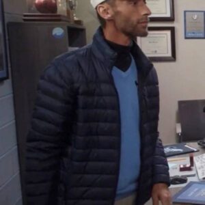 All American S06 Coach Montes Blue Puffer Jacket