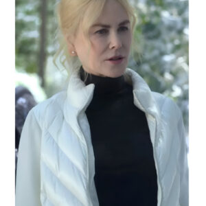 A Family Affair 2024 Nicole Kidman White Puffer Jacket