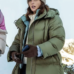 Giovanna Deluca Anthracite Green Puffer Jacket