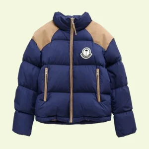 8 Moncler X Palm Angels Kelsey Blue Puffer Jacket