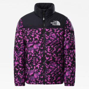 Kids 1996 Printed Retro Nuptse Violet Jacket