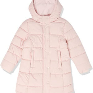 Kids Long Heavy-Weight Pink Puffer Jacket