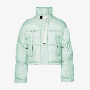 Laurel High Neck Recycled Shell Puffer Jacket