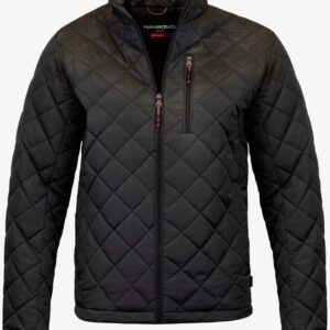 Men’s Diamond Quilted Black Jacket