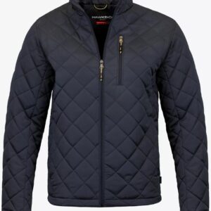 Men’s Diamond Quilted Blue Jacket
