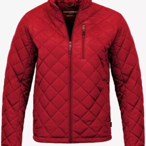 Men’s Diamond Quilted Red Jacket