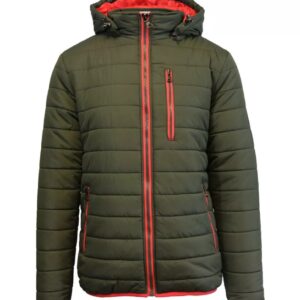 Men’s Puffer Bubble Olive Jacket