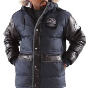 Pelle Pelle Puffer with Fur Hoodie Jacket