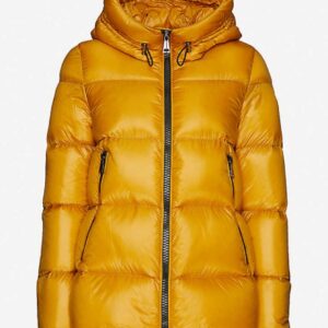 Seritte Hooded Shell Down Yellow Jacket