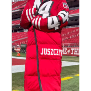 San Francisco 49ers Kristin Juszczyk Coat