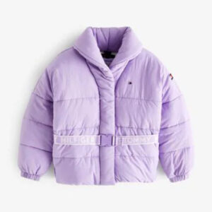 Tommy Hilfiger Kids Belted Puffer Jacket