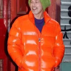Brad Pitt Wolfs 2024 Puffer Jacket