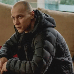 Yura Borisov Anora 2024 Black Puffer Jacket