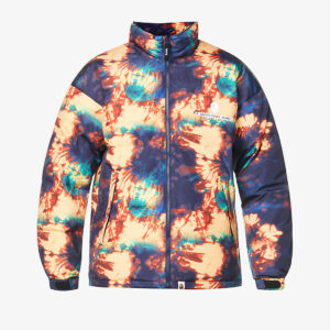 Tie Dye Graphic Woven Jacket