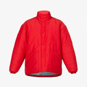 Quilted Funnel Neck Shell Puffer Jacket