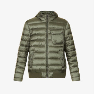 Hooded Padded Shell Down Jacket