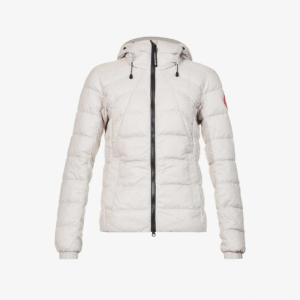 Abbott polyamide White Puffer jacket
