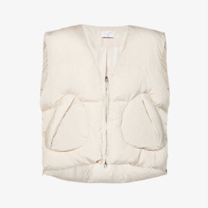 Padded V Neck Shell Gilet Vest