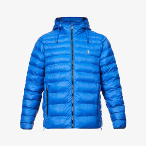 Terra Logo Embroidered Nylon Hooded Jacket