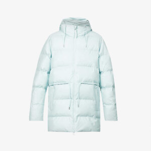 Padded Shell Puffer Sky Blue Jacket