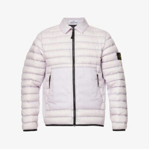 Padded Logo Patch Shell Down Jacket