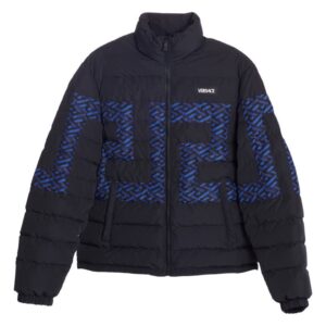 La Greca Monogram Puffer Jacket